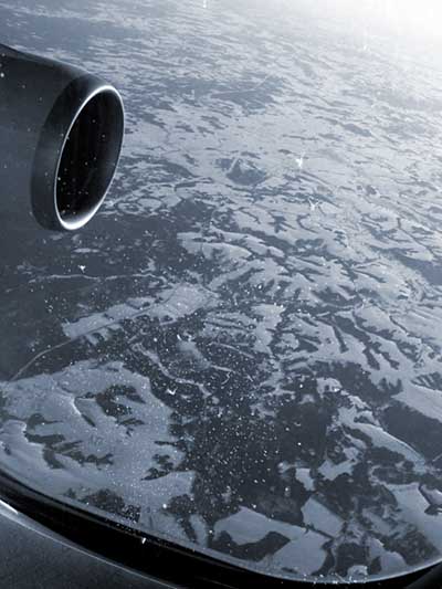 Flying over Russia...