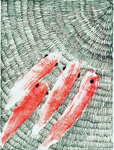 An untitled drawing by Semi Kim (S. Korea)